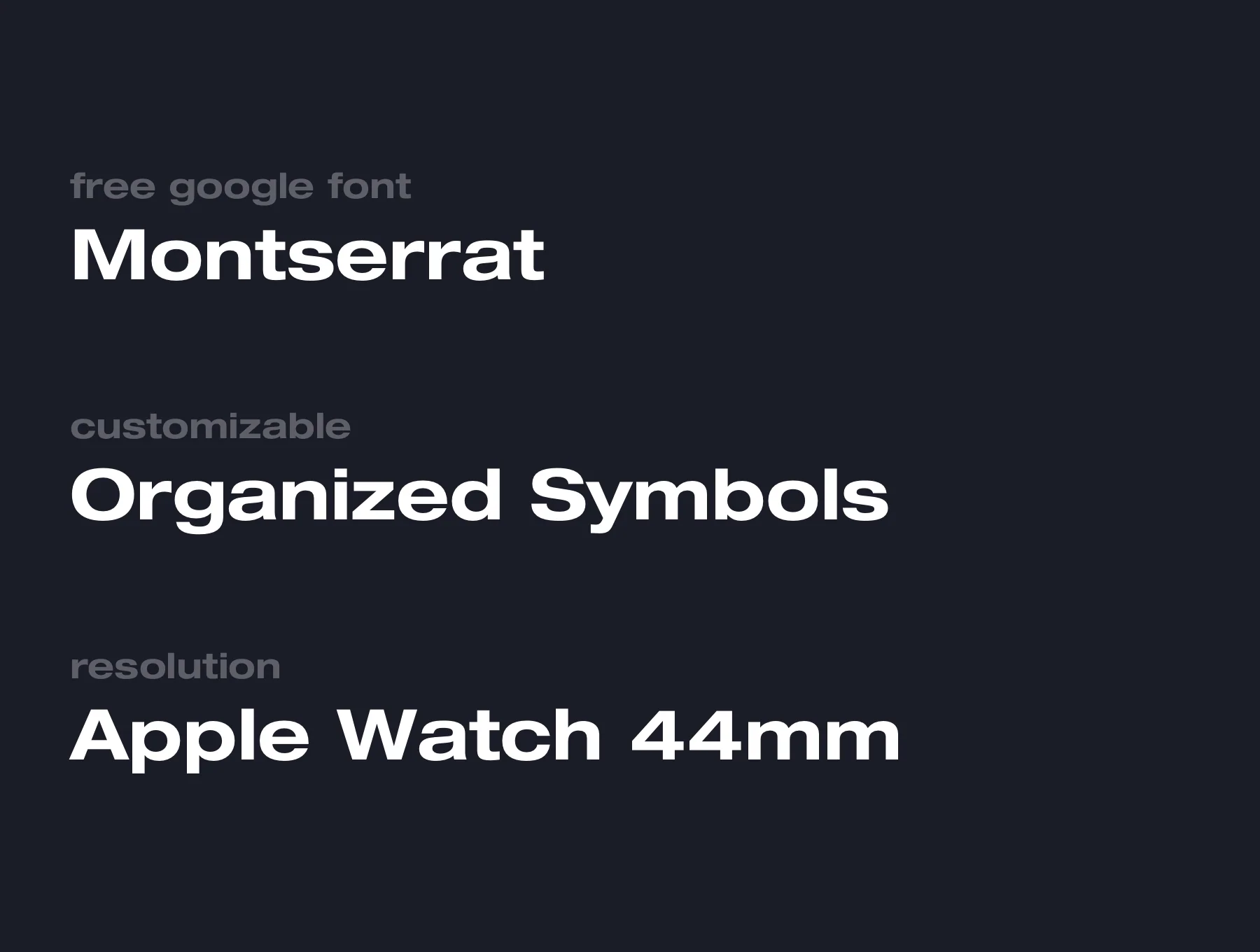 Apple Watch UI Kit 6