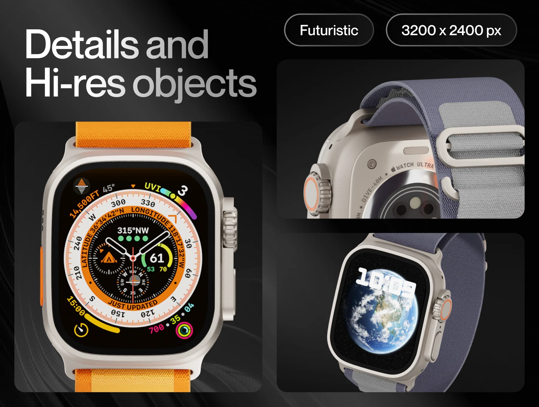 Apple Watch Ultra Mockup 2