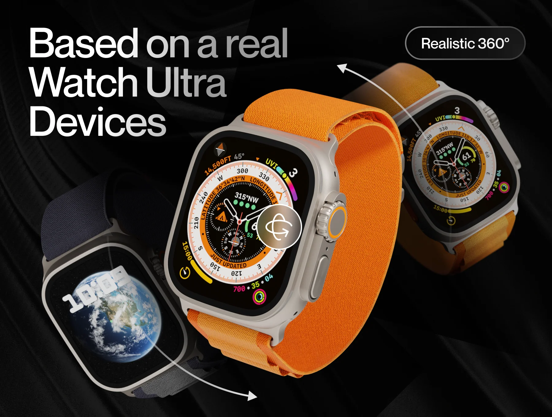 Apple Watch Ultra Mockup 3