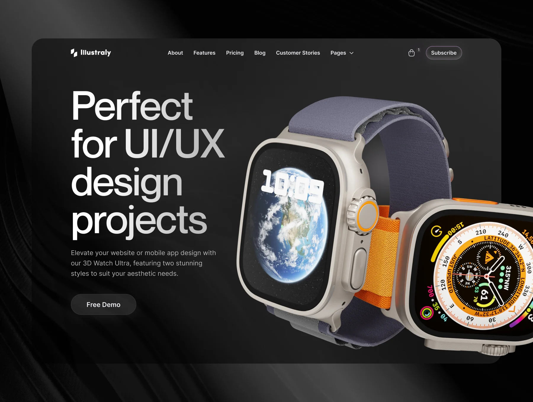 Apple Watch Ultra Mockup 4
