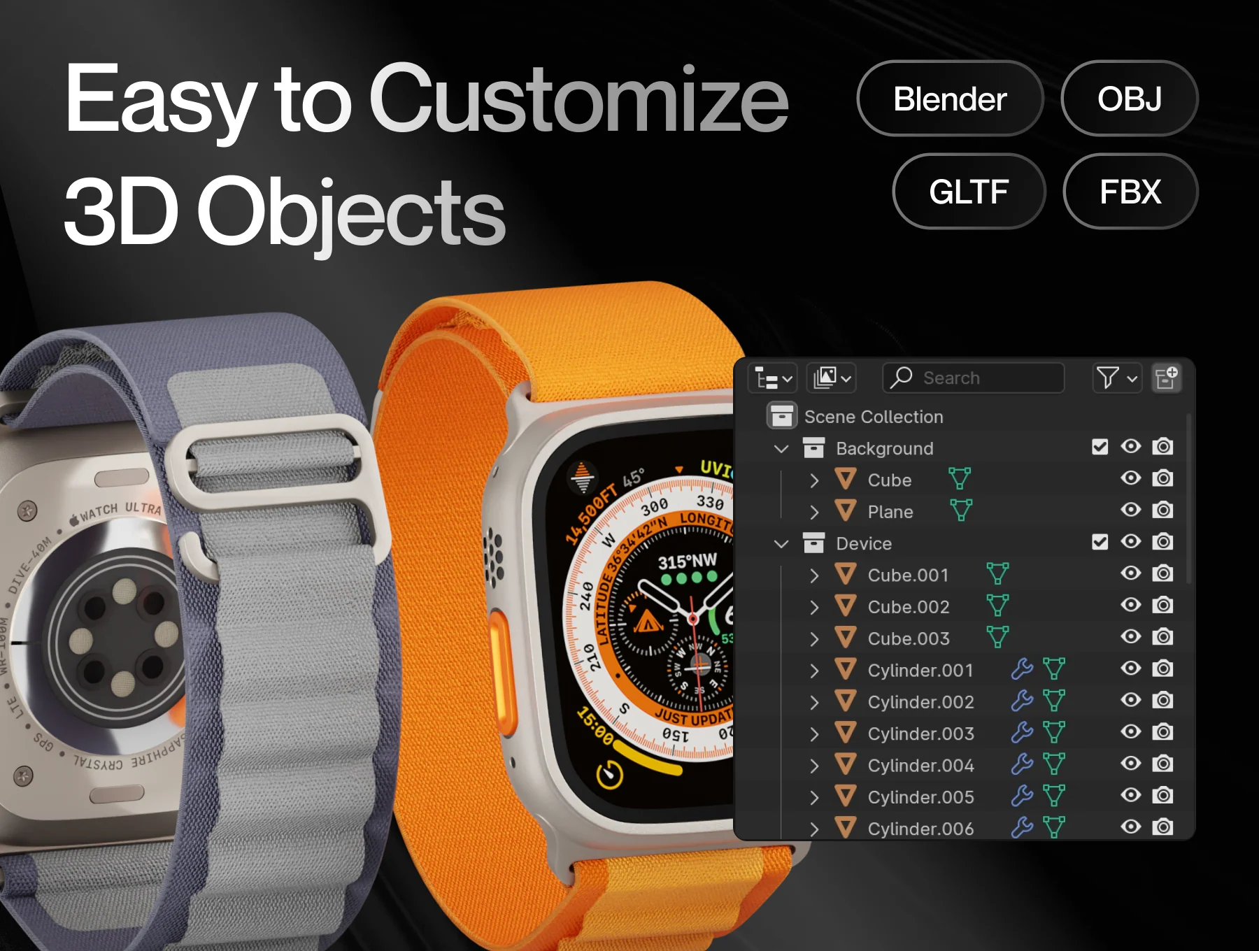 Apple Watch Ultra Mockup 5