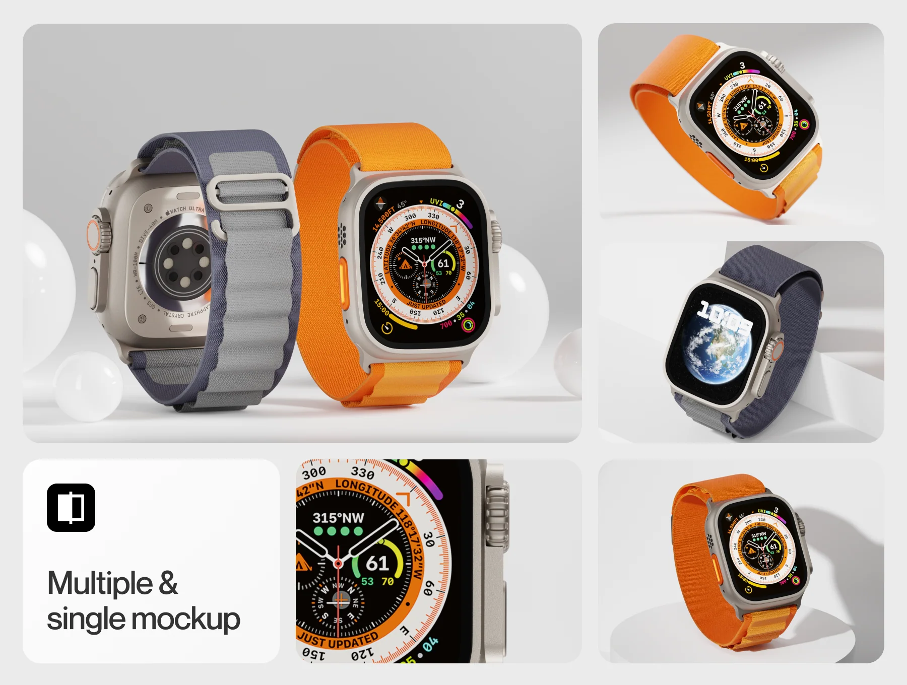Apple Watch Ultra Mockup 8