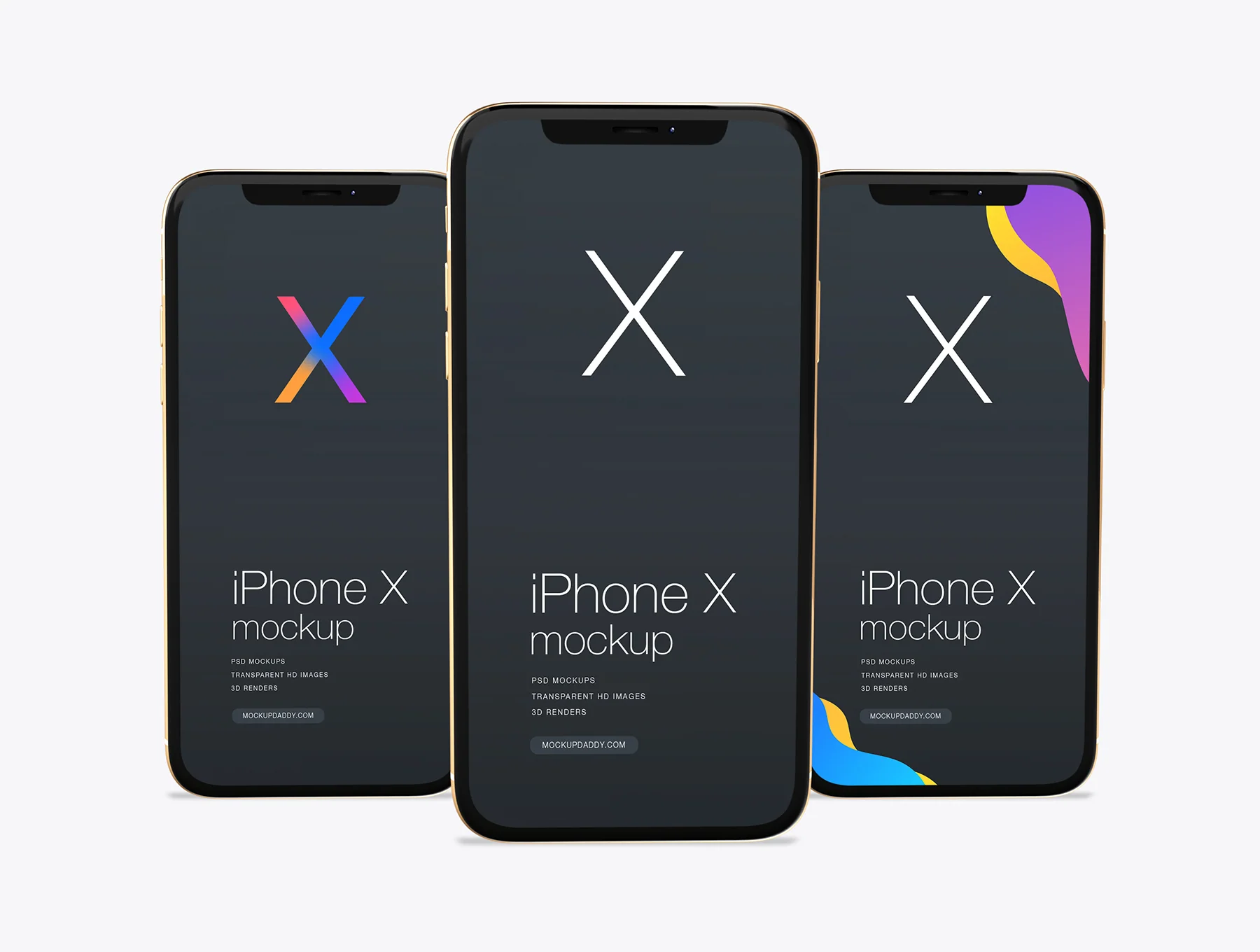 Apple Xs Gold Mockup 9