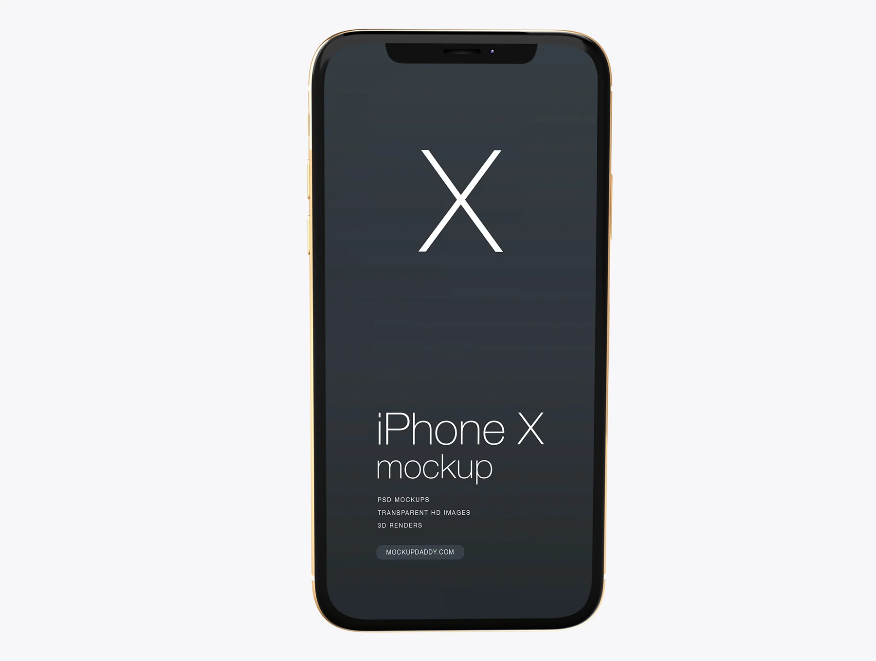 Apple Xs Gold Mockup 4