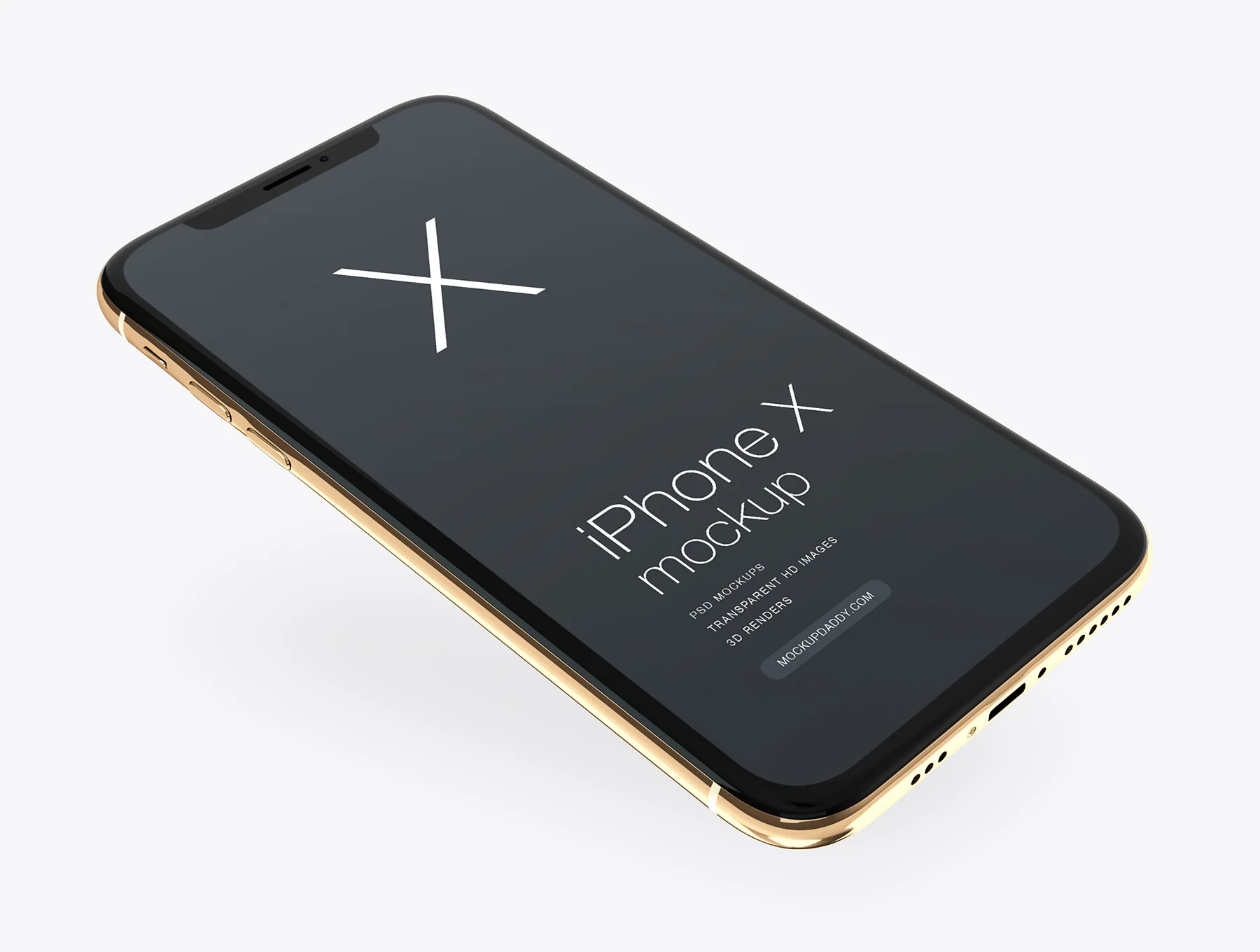 Apple Xs Gold Mockup 6