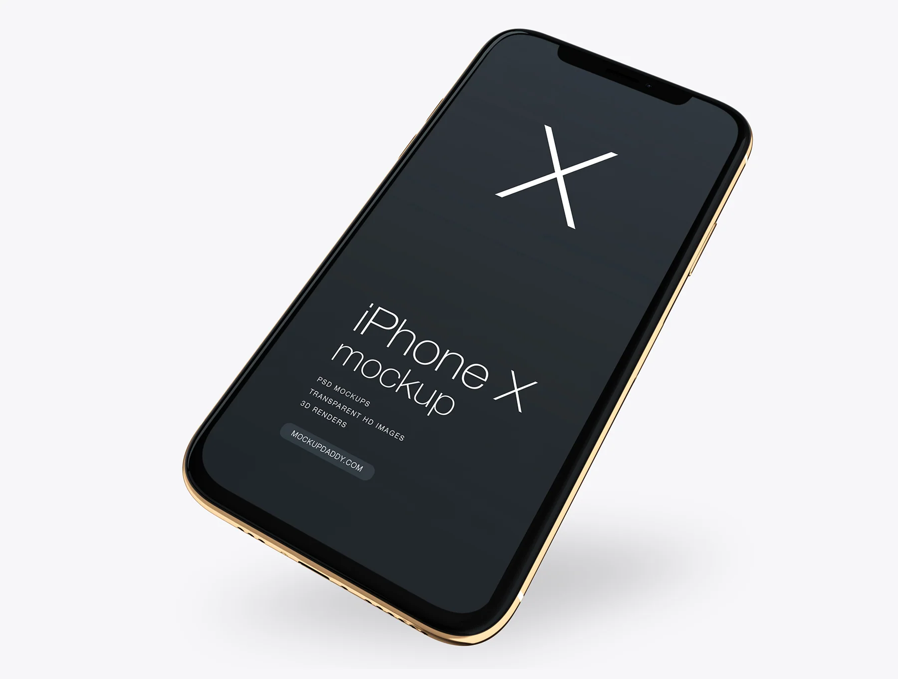 Apple Xs Gold Mockup 7