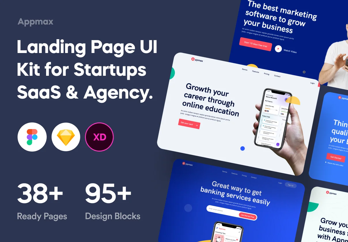 Appmax - Landing Page Design Template