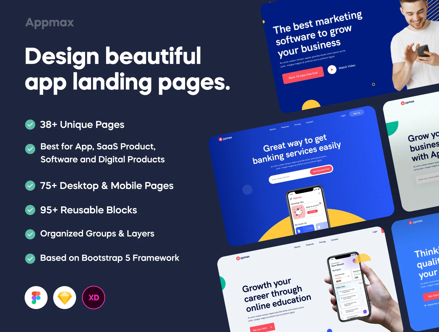 Appmax - Landing Page Design Template