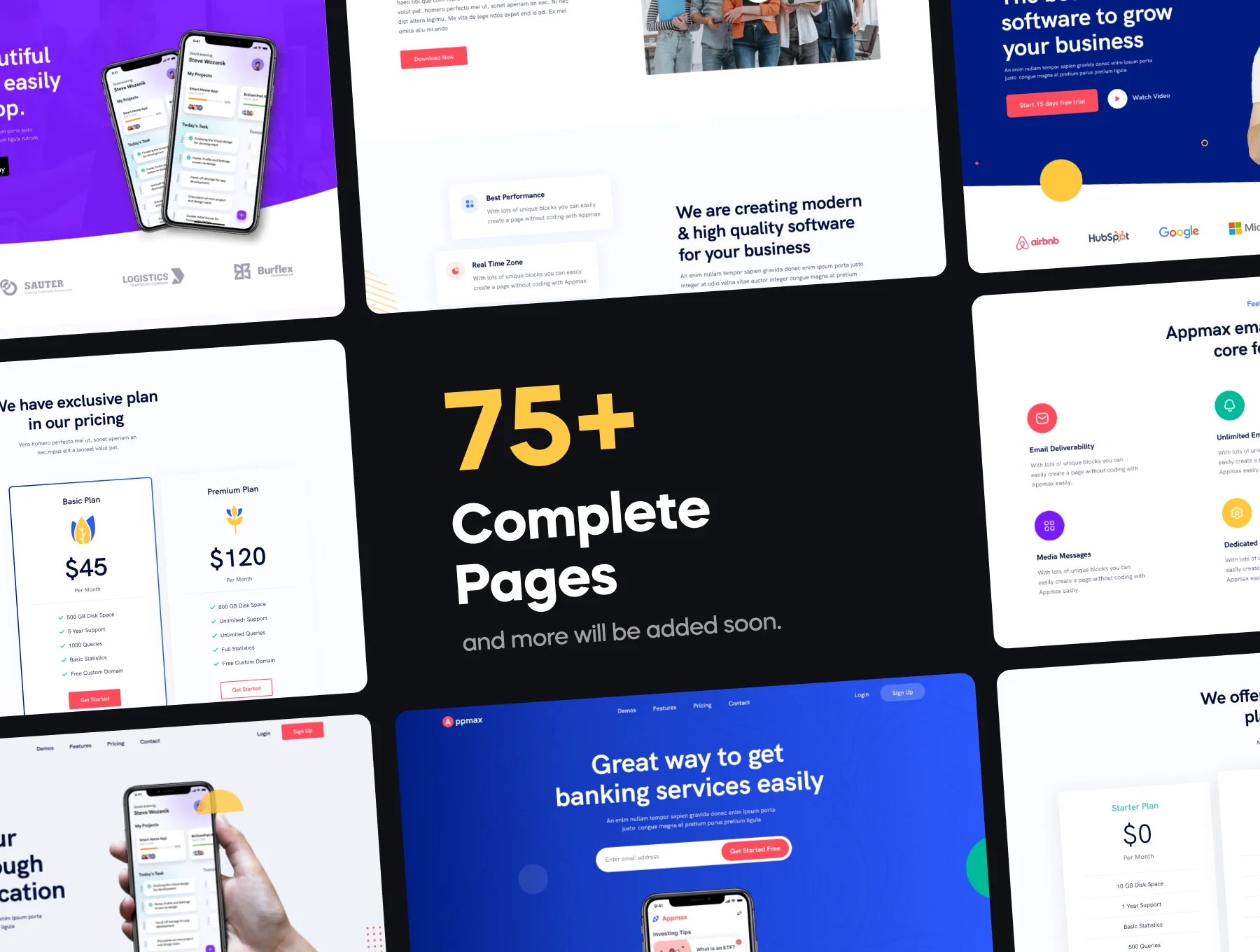 Appmax - Landing Page Design Template 3
