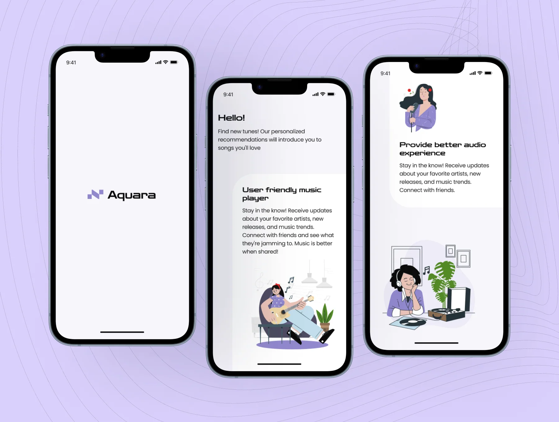 Aquara - Music App UI Kit 3