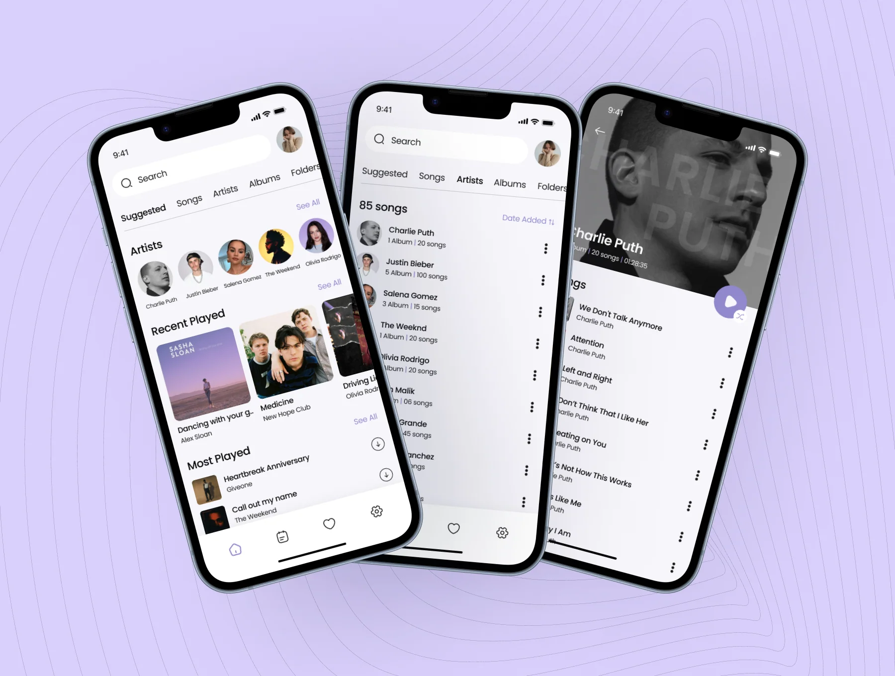 Aquara - Music App UI Kit 5