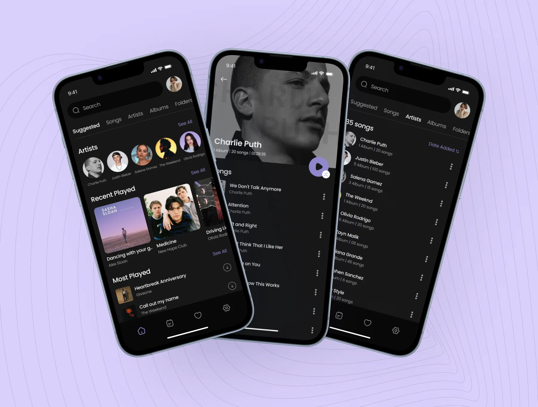 Aquara - Music App UI Kit 8