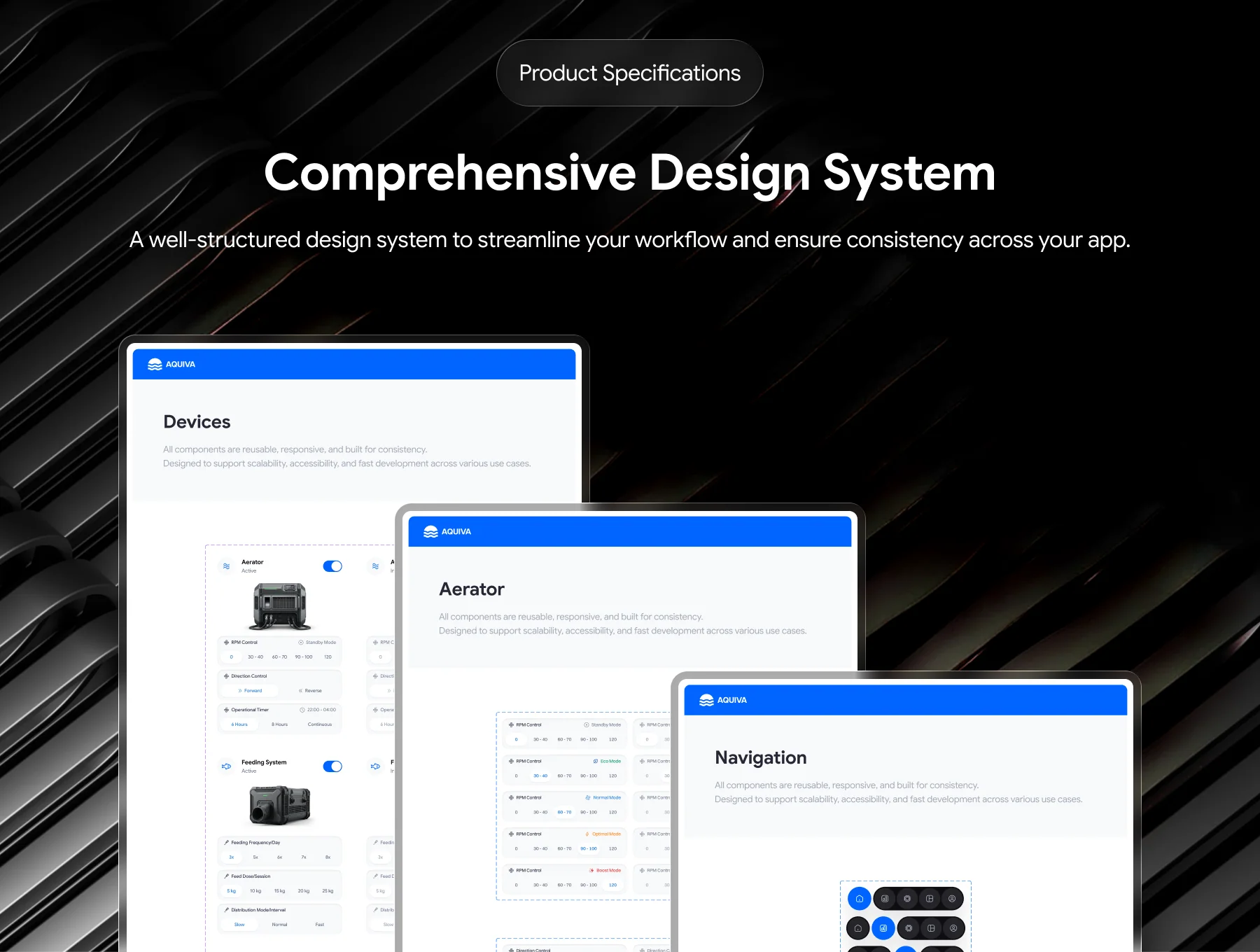 AQUIVA - Smart Aquaculture Management App UI Kit 2