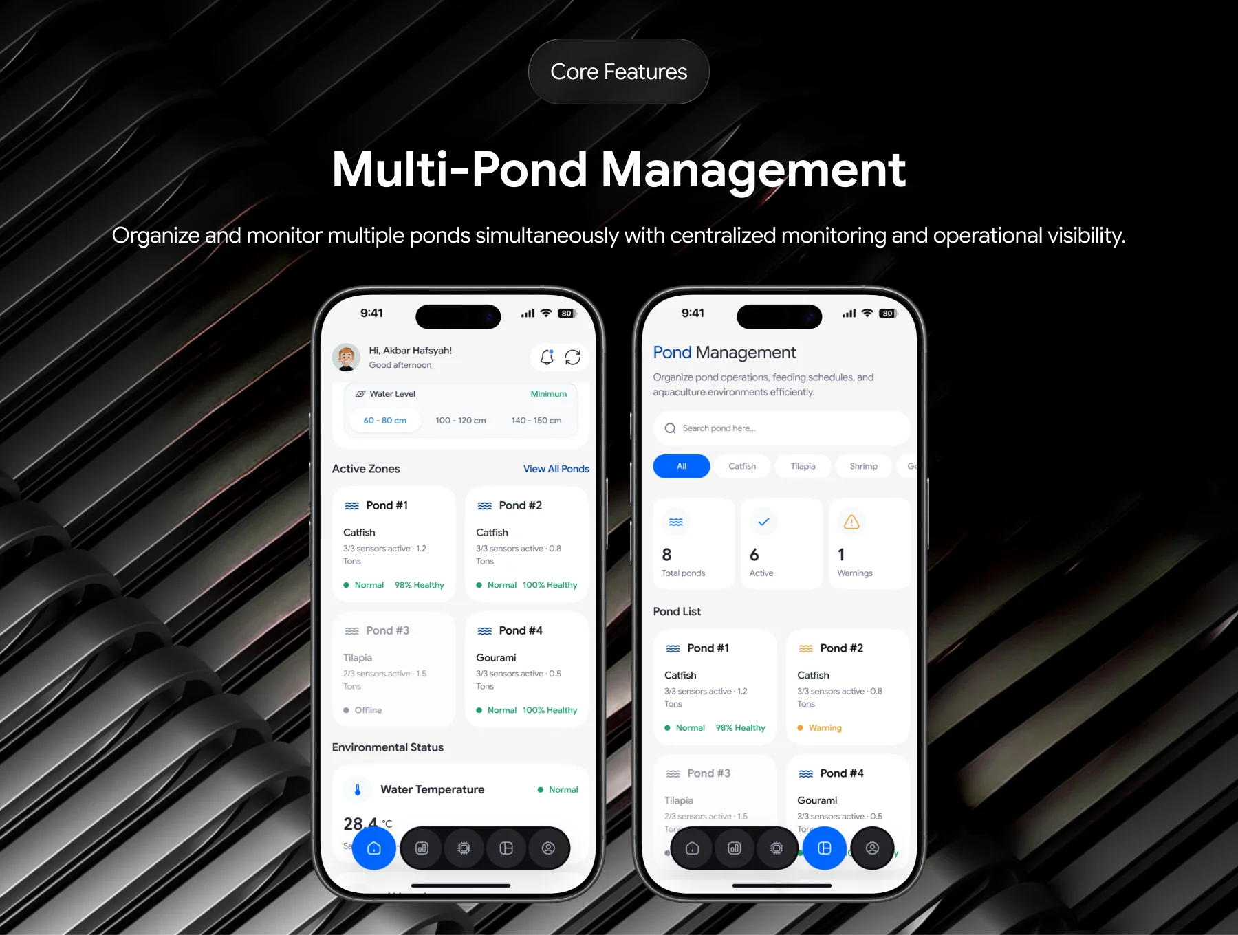 AQUIVA - Smart Aquaculture Management App UI Kit 6