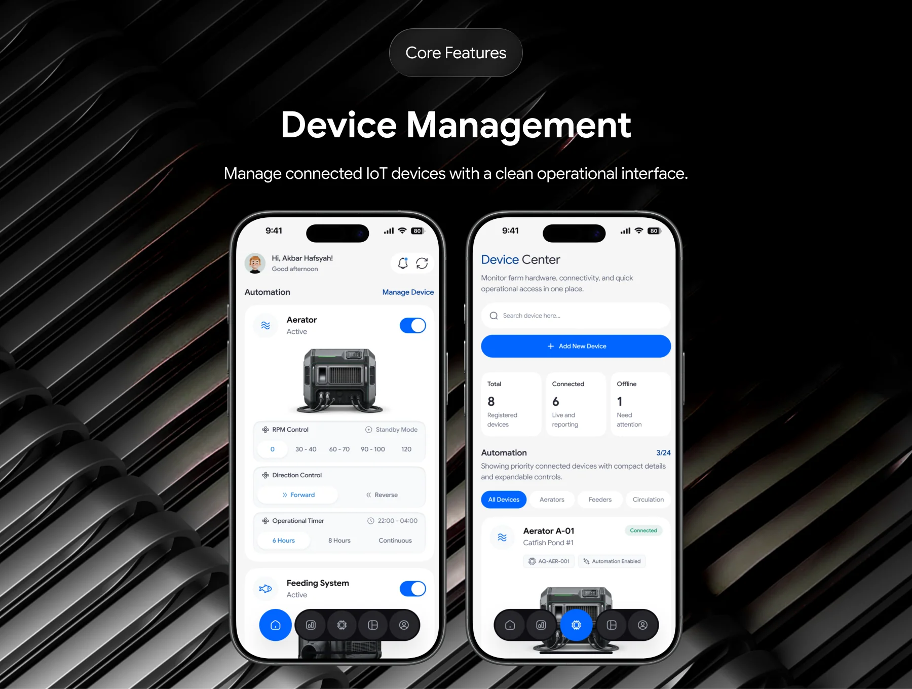 AQUIVA - Smart Aquaculture Management App UI Kit 7