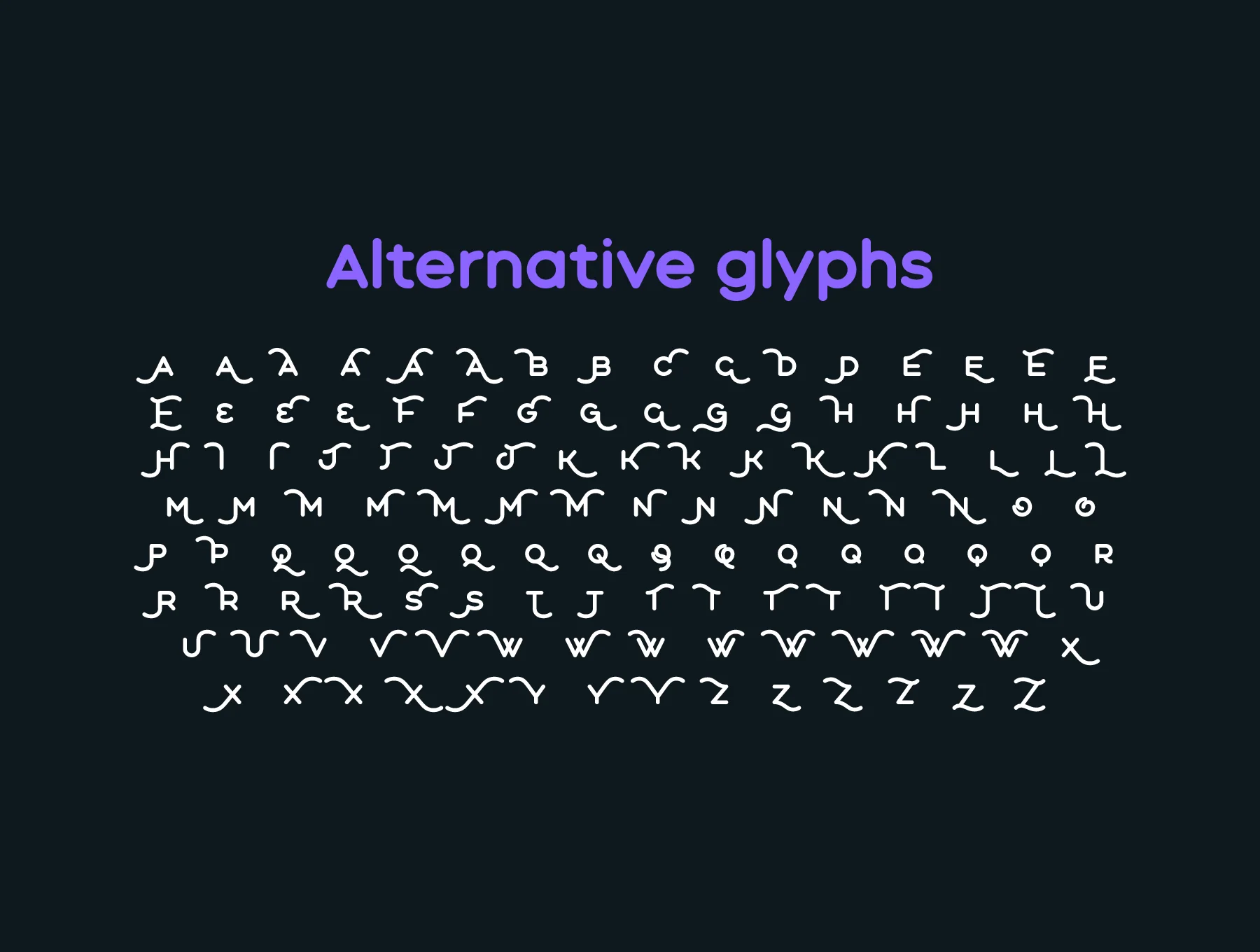 Aqum 2 - rounded font family 6