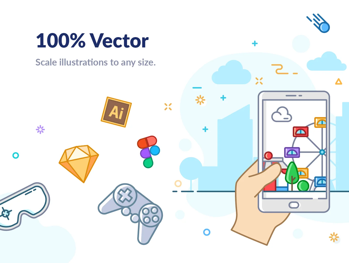 AR / VR Illustrations 3