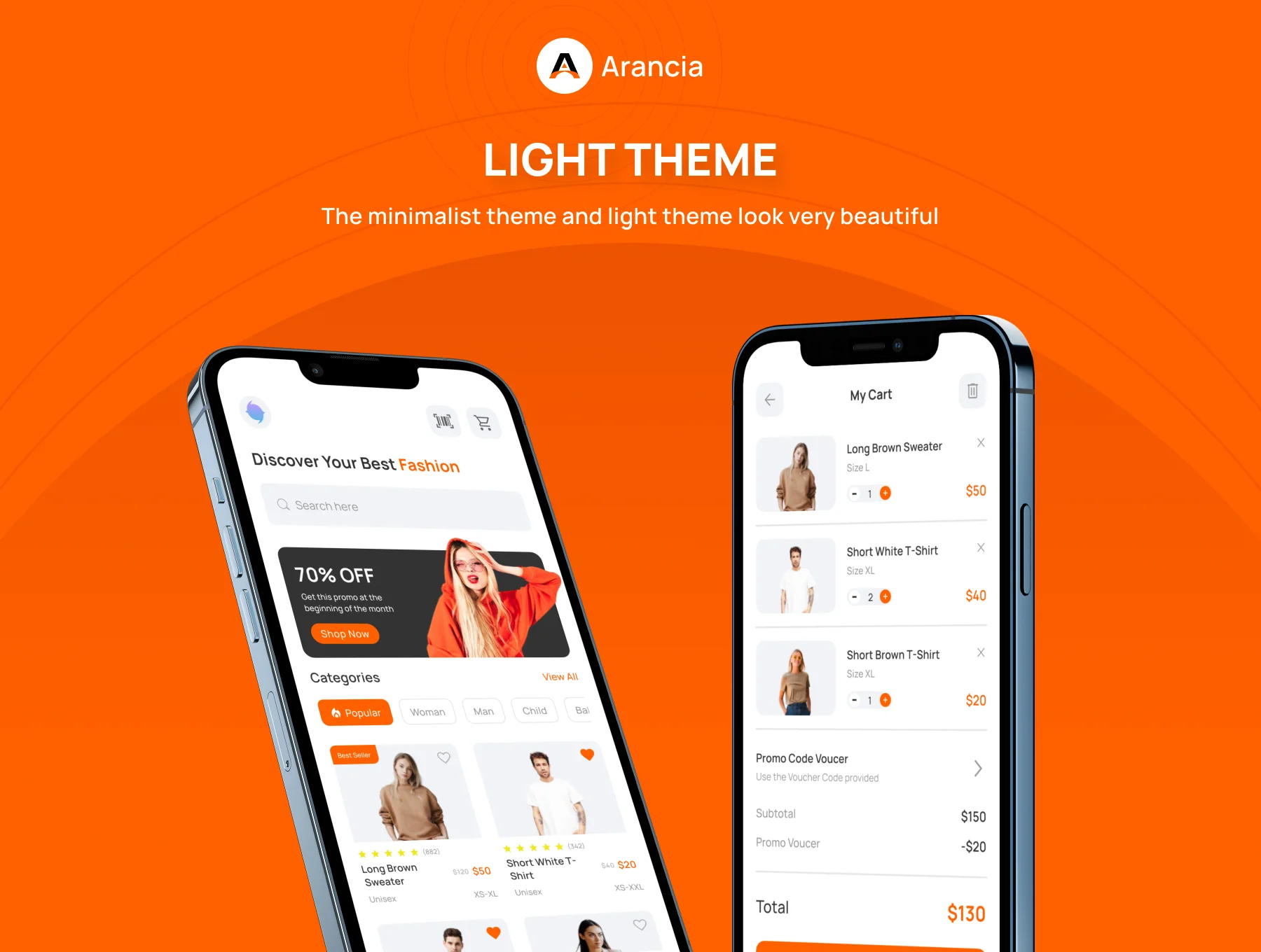 Arancia – Fashion App UI KIT 5