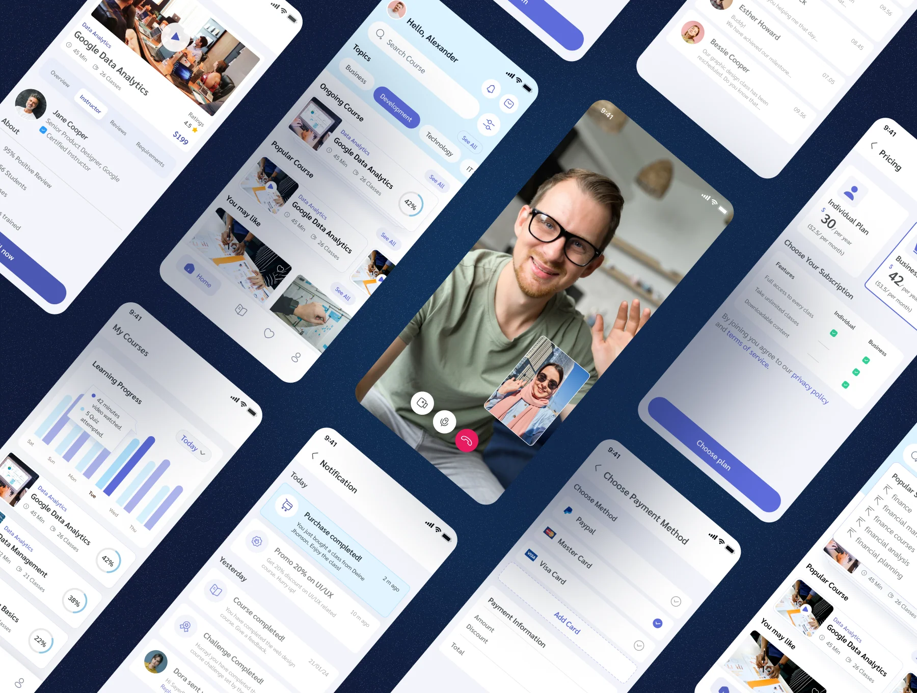 ARC E-Learning & Online Class App UI Kit 7