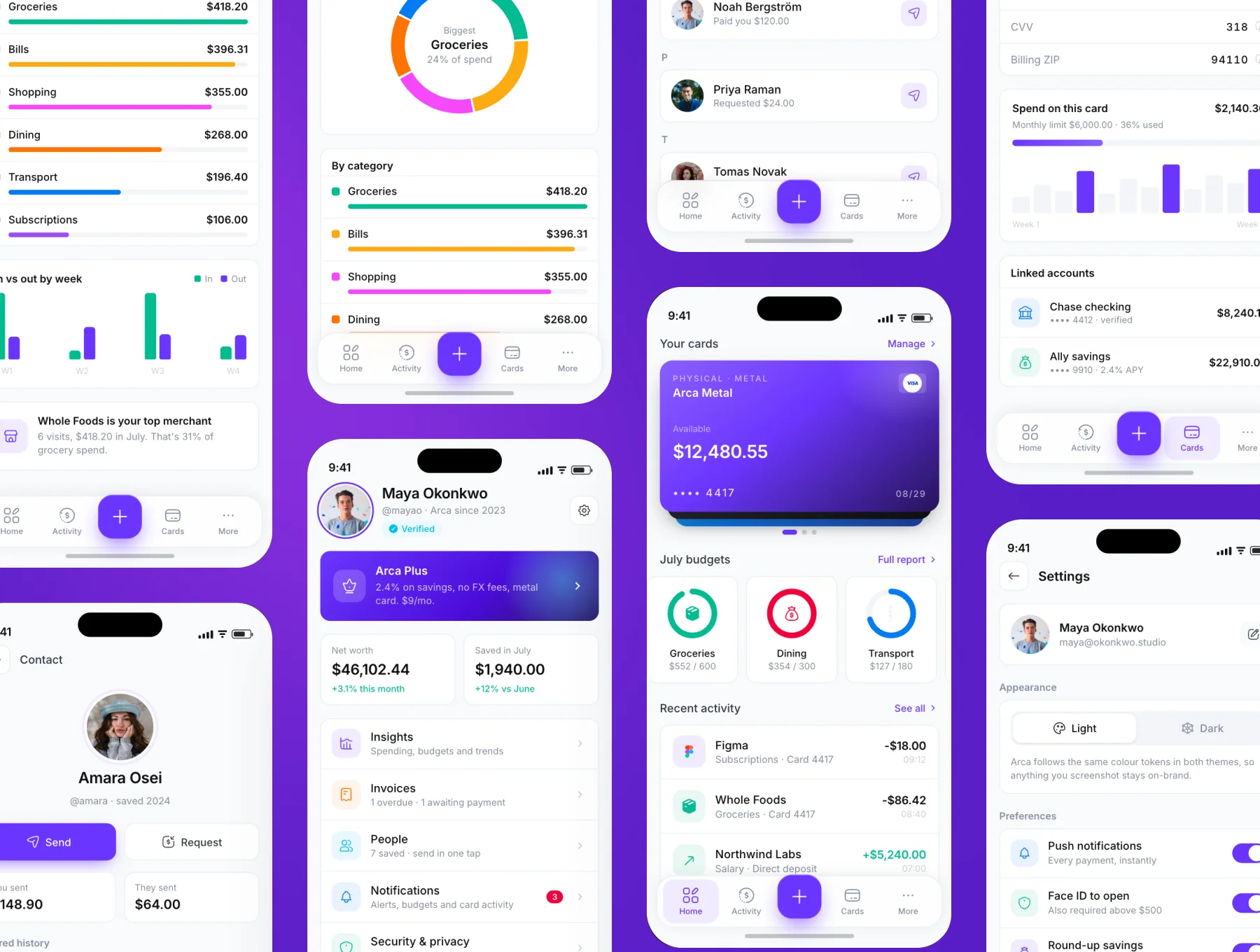 Arca — Personal Finance & Wallet Mobile App 2