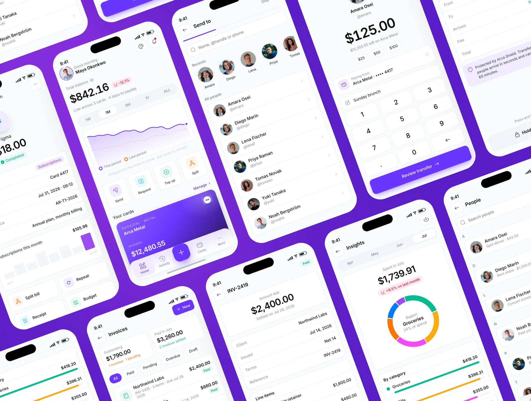Arca — Personal Finance & Wallet Mobile App 3
