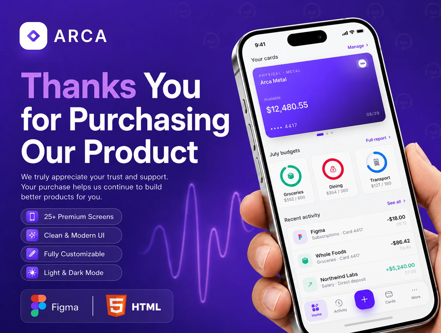 Arca — Personal Finance & Wallet Mobile App 6