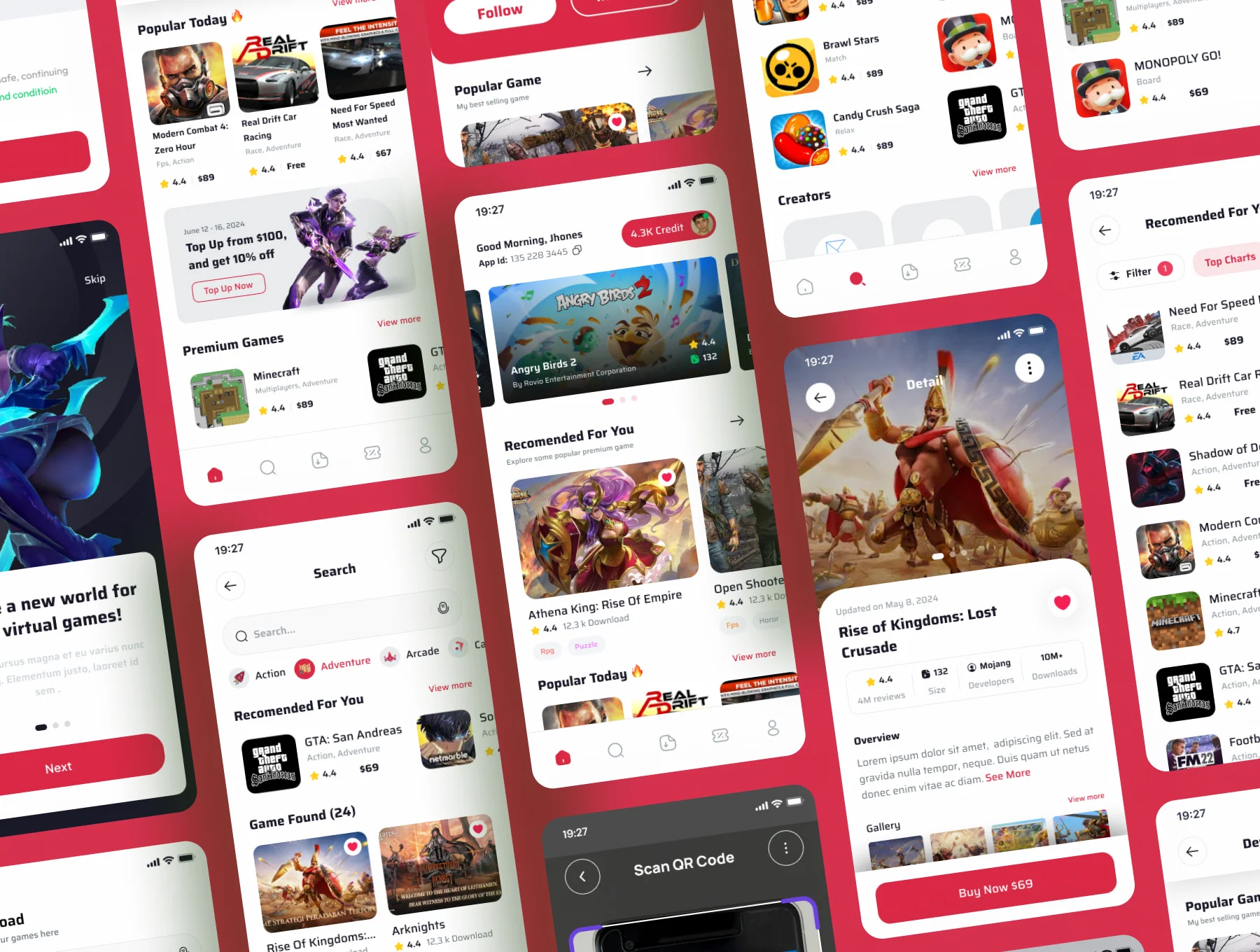 ArcadiaVault - Game Store Mobile App UI Kit 5