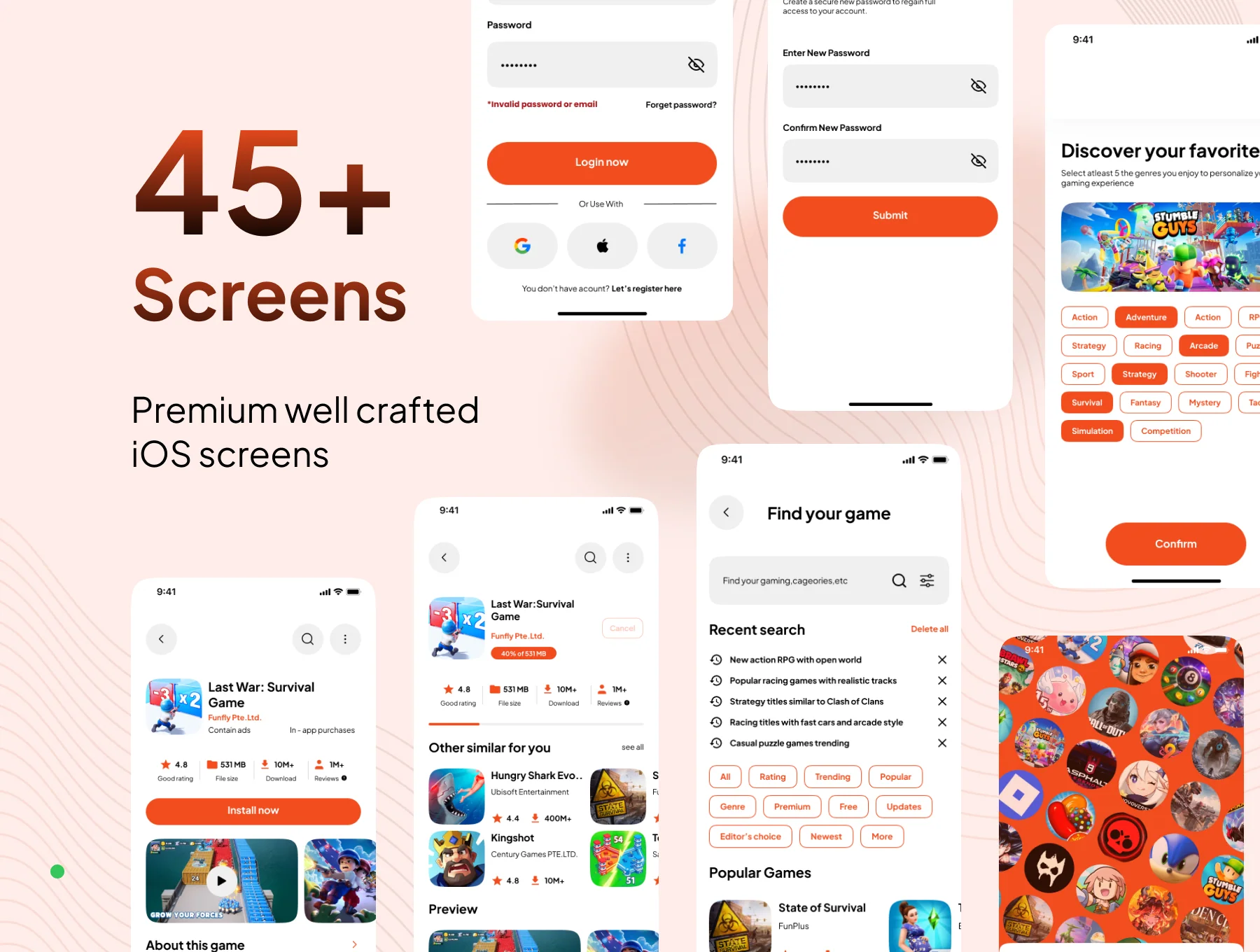 Arcafy - Mobile Gaming Store App UI Kit 2