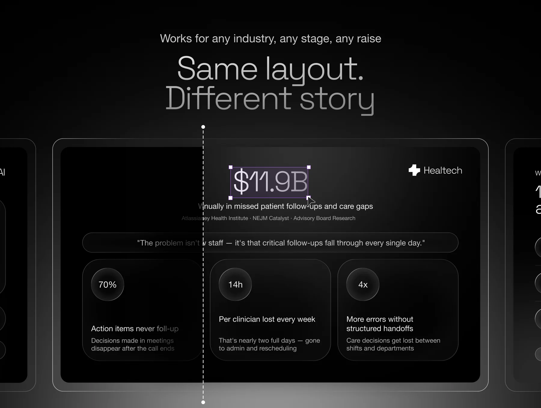 ArcAI Dark SaaS Investor Pitch Deck for Startups 5