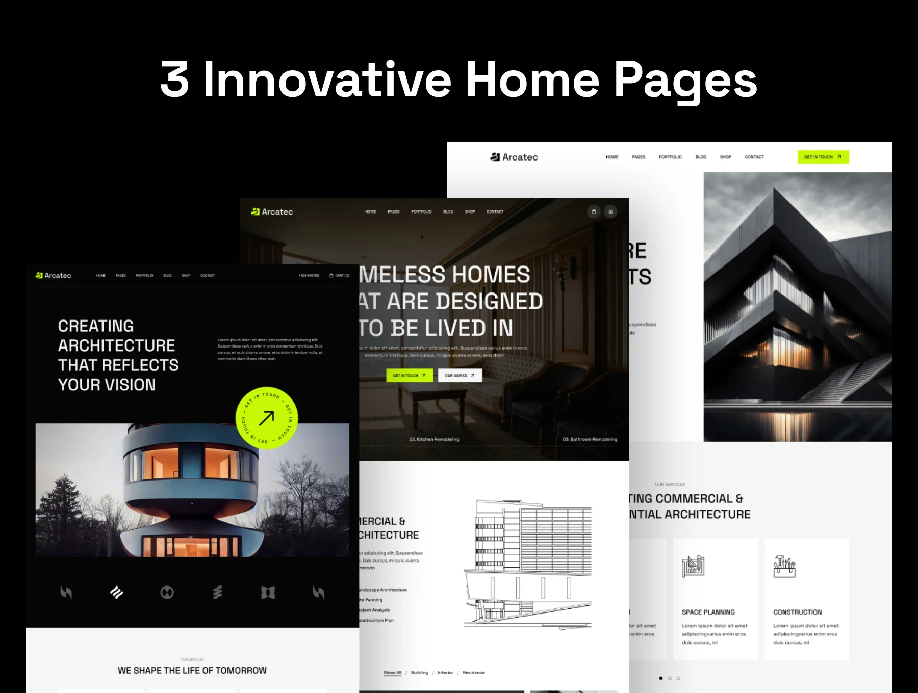 Arcatec - Architecture and Interior Html Template 3