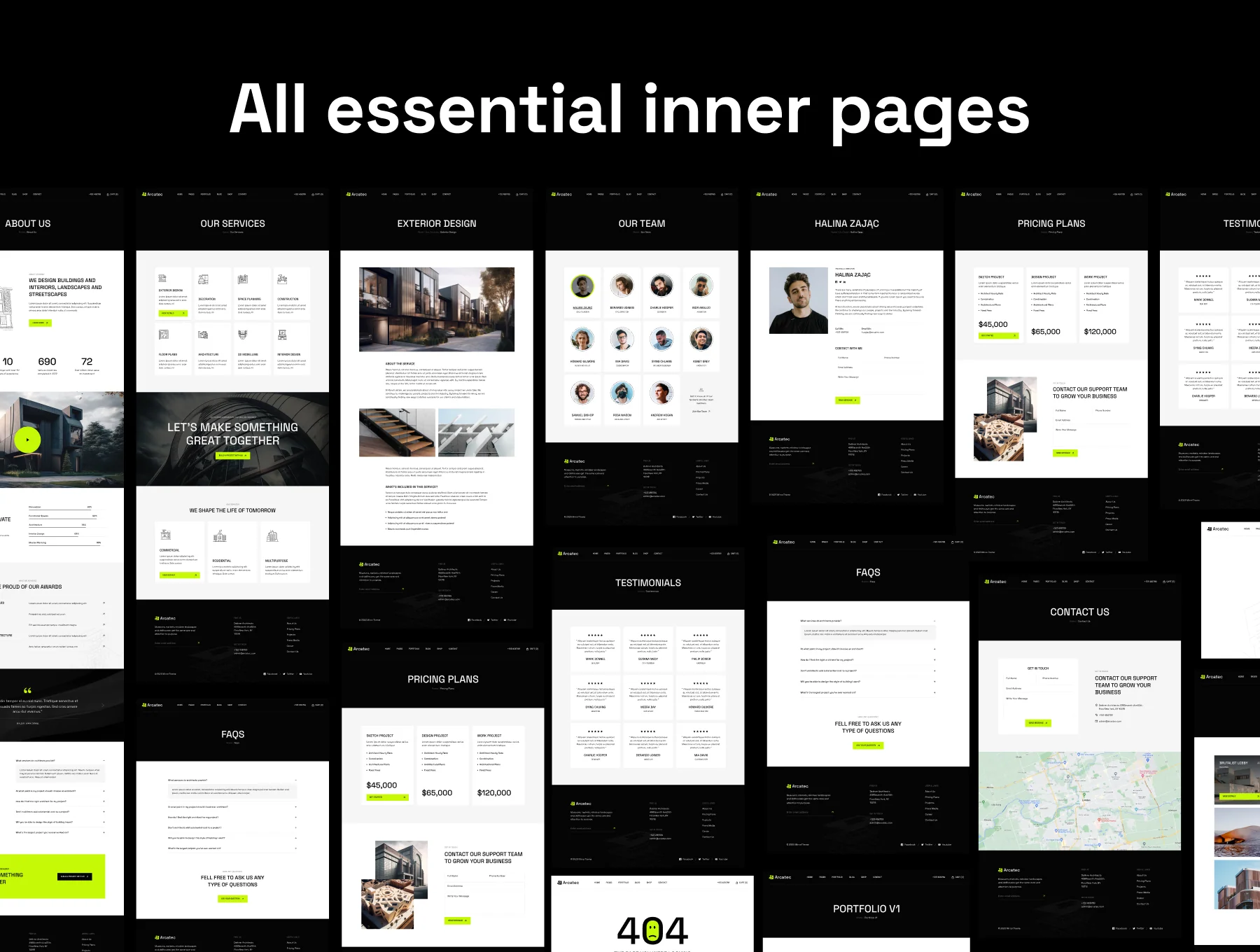 Arcatec - Architecture and Interior Html Template 4