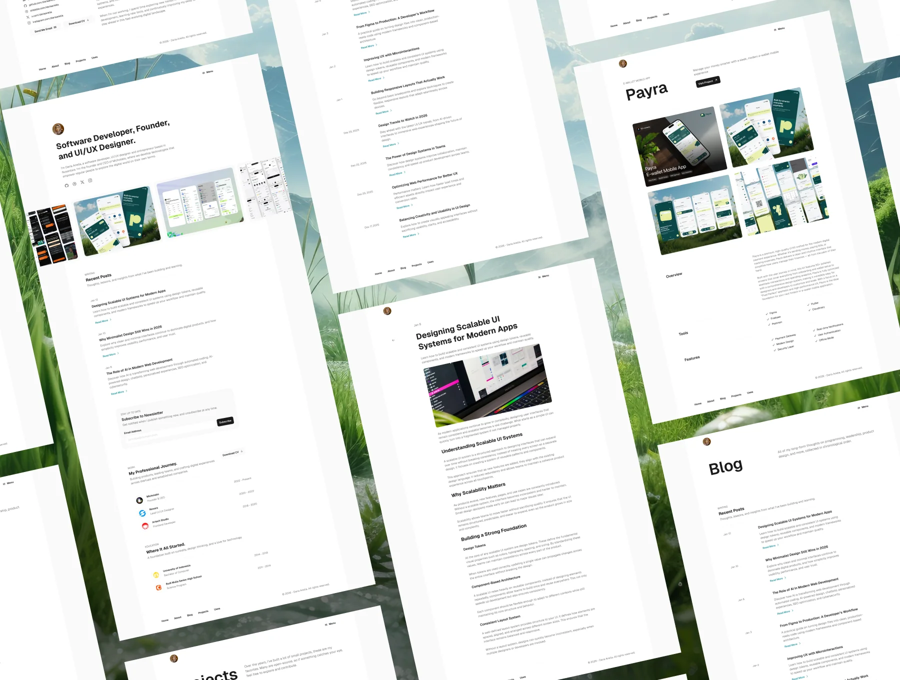 Arceus - Personal Portfolio Website 4