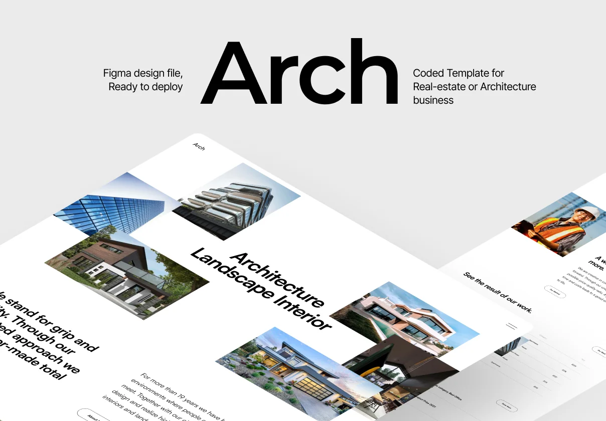 Arch | Coded Website Template