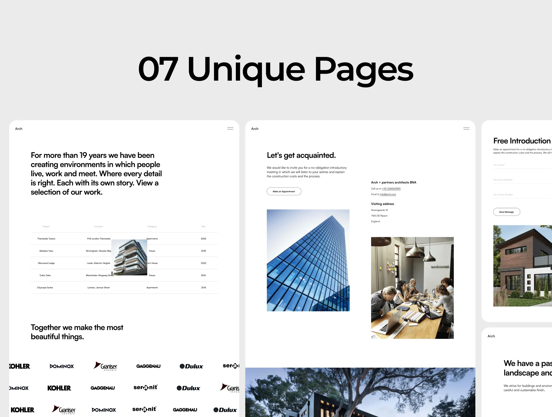 Arch | Coded Website Template 2