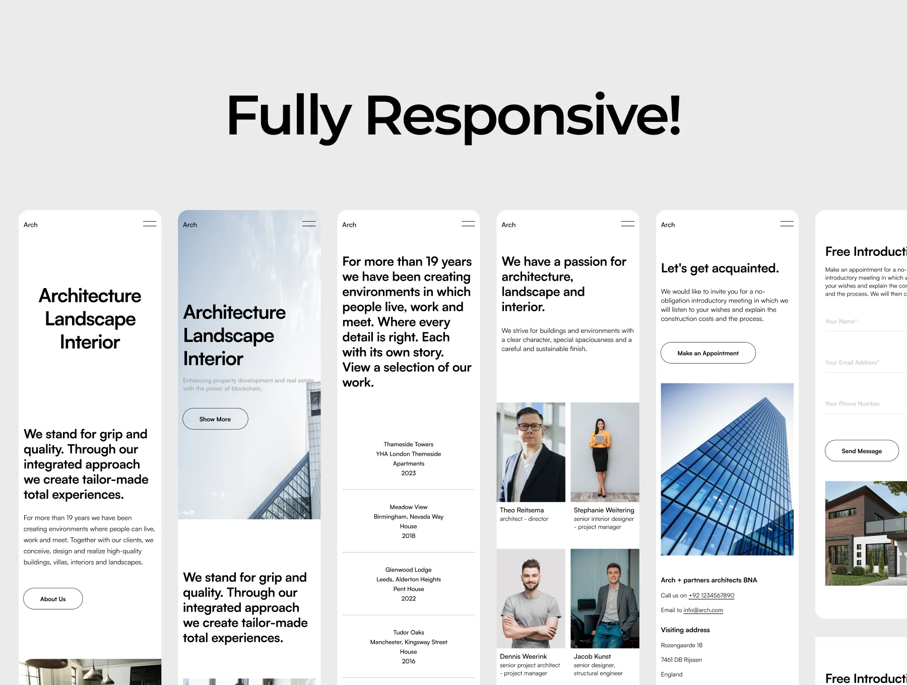 Arch | Coded Website Template 5
