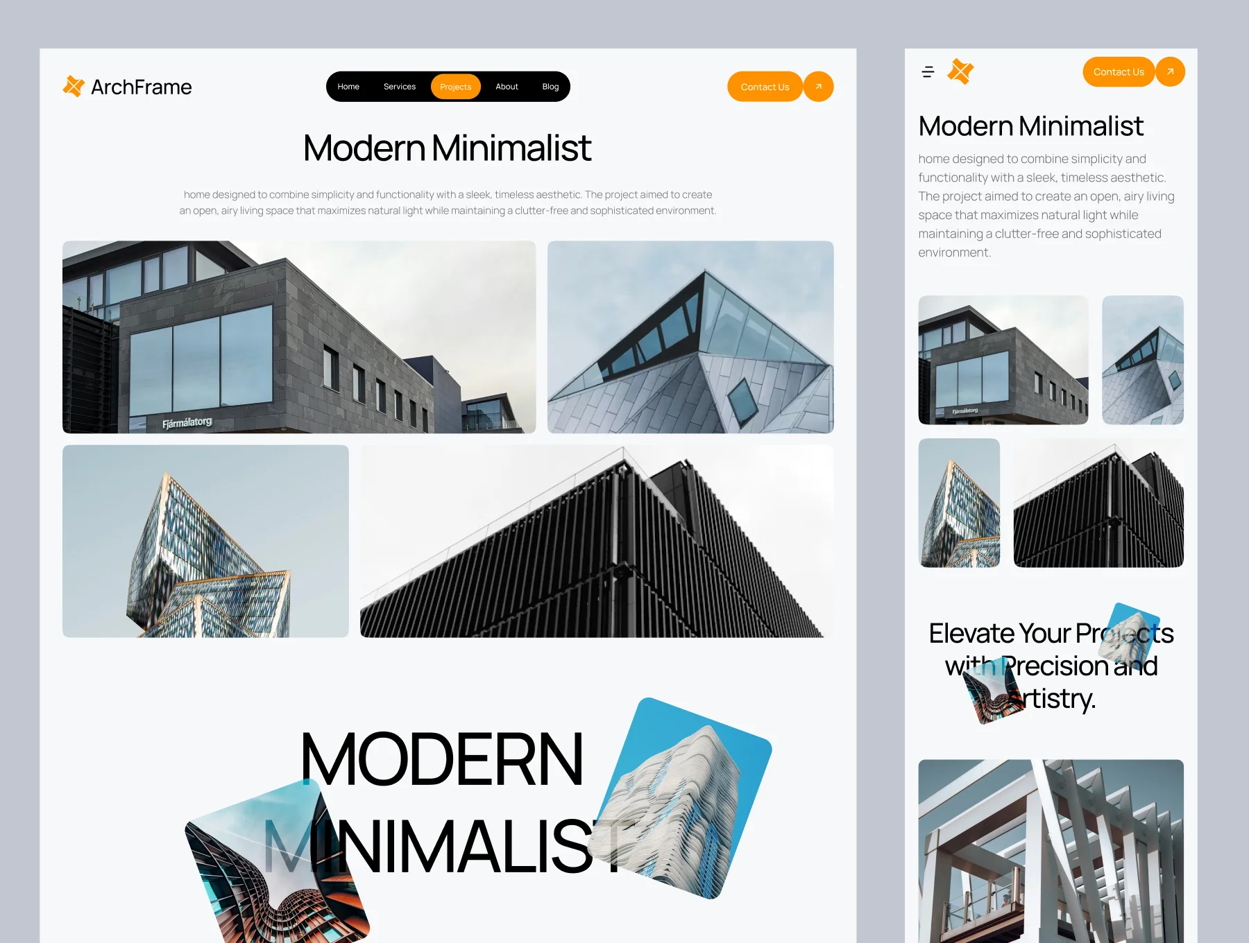 ArchFrame - Architecture Website UI KIT 3