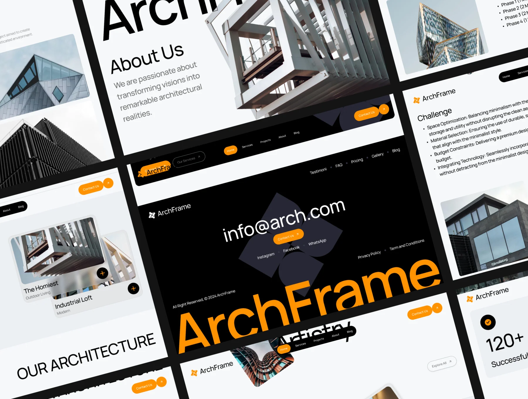 ArchFrame - Architecture Website UI KIT 4