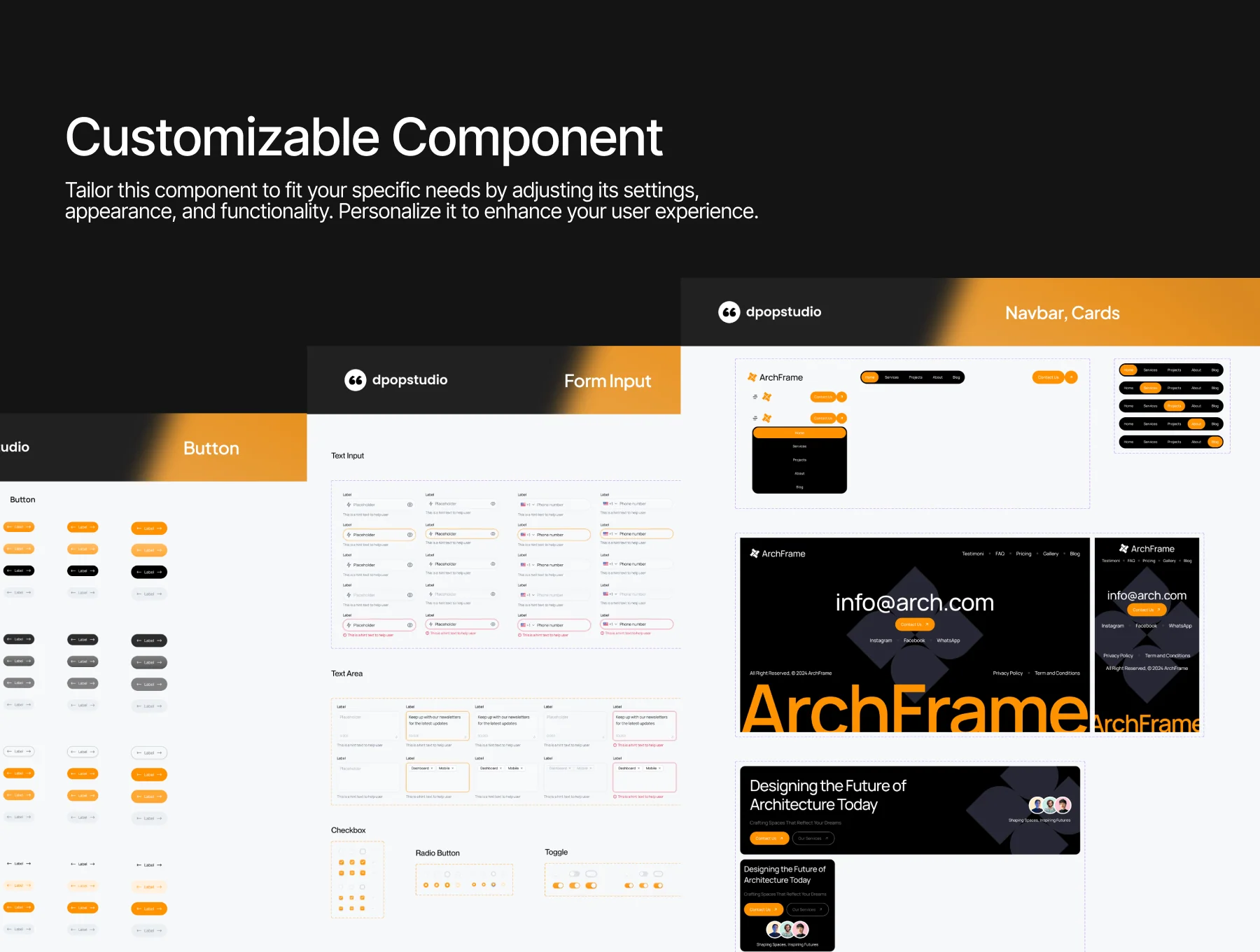 ArchFrame - Architecture Website UI KIT 5