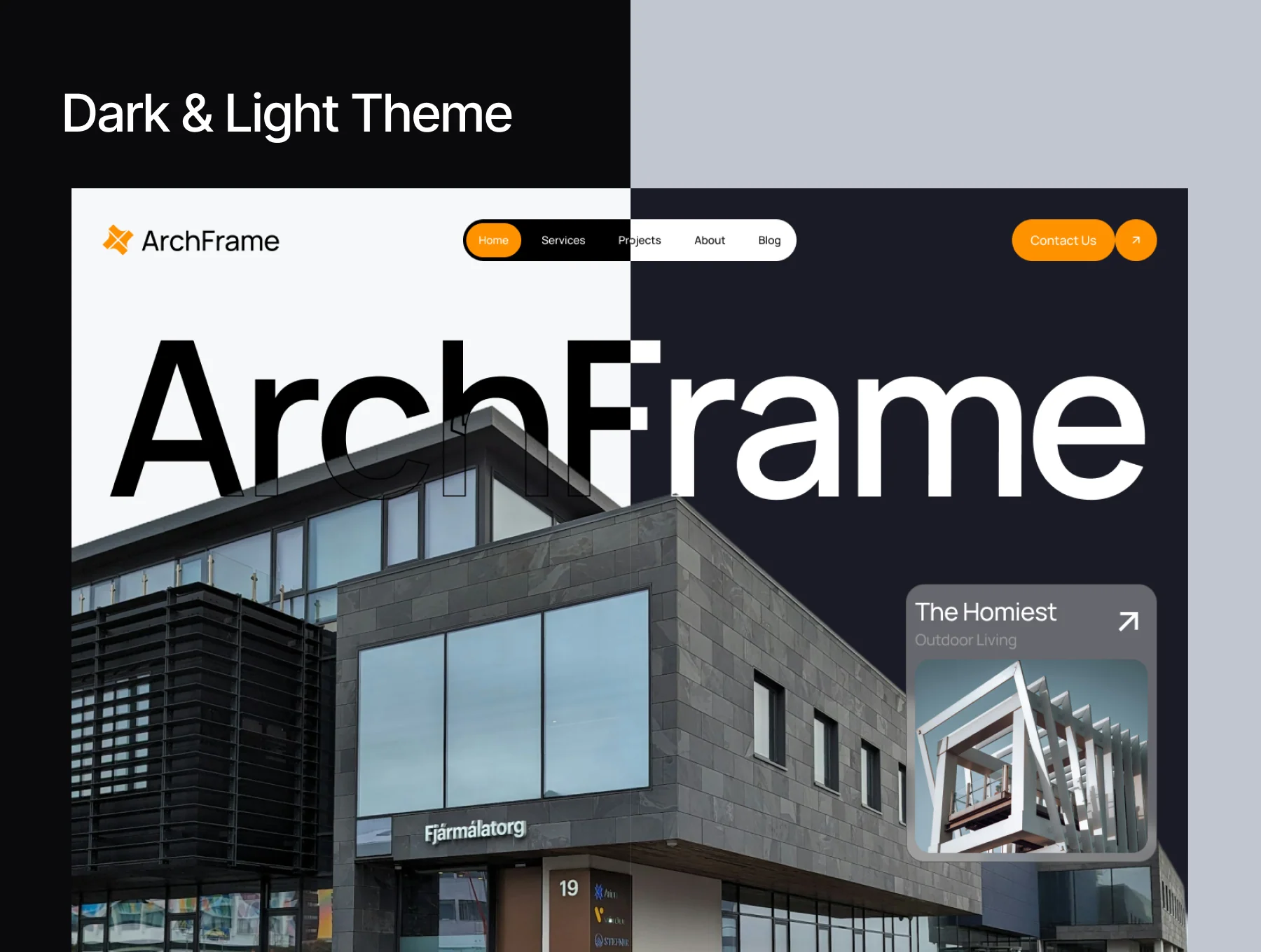 ArchFrame - Architecture Website UI KIT 7
