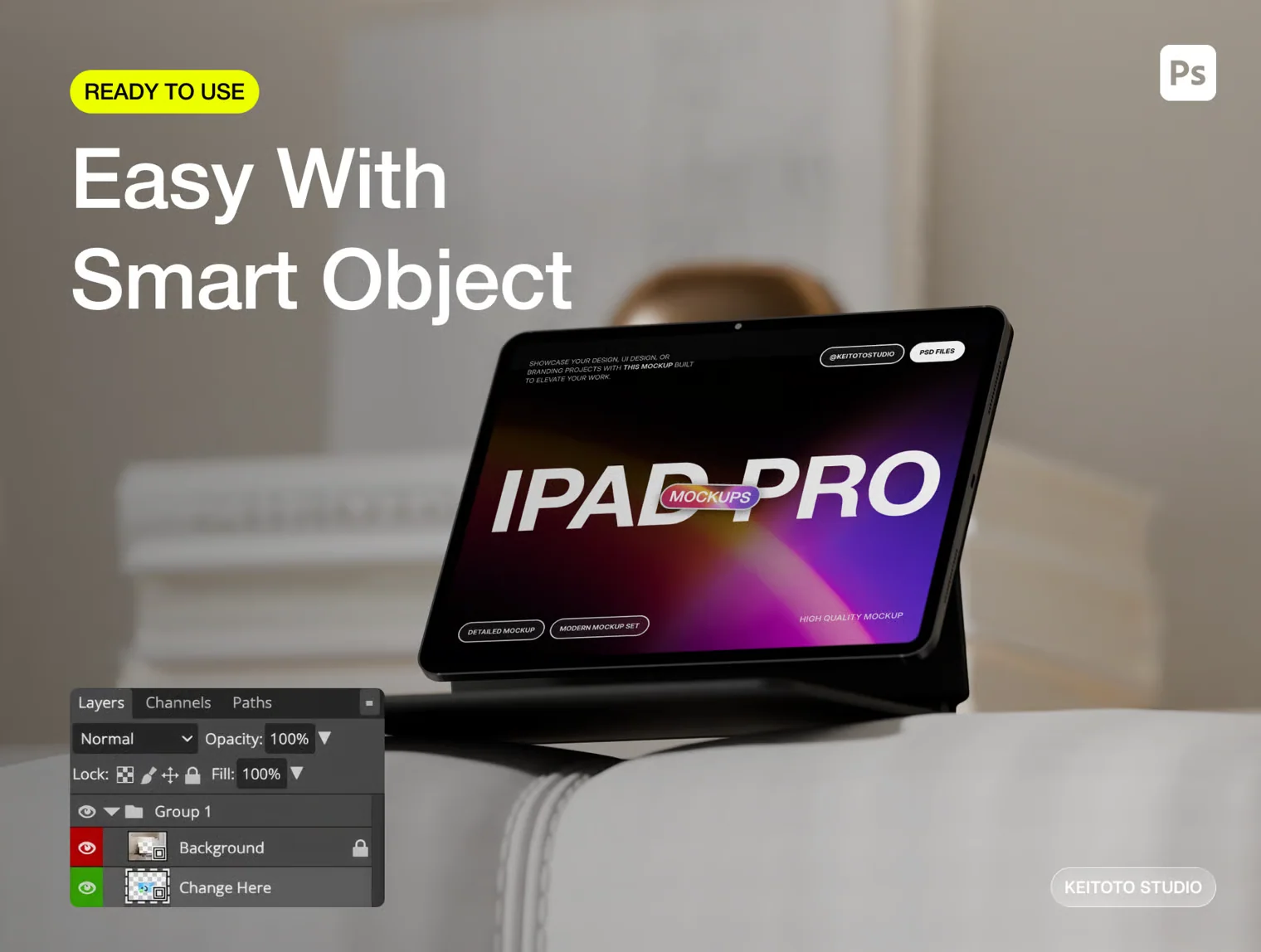 Architectural Space iPad Pro Mockup Bundle 3