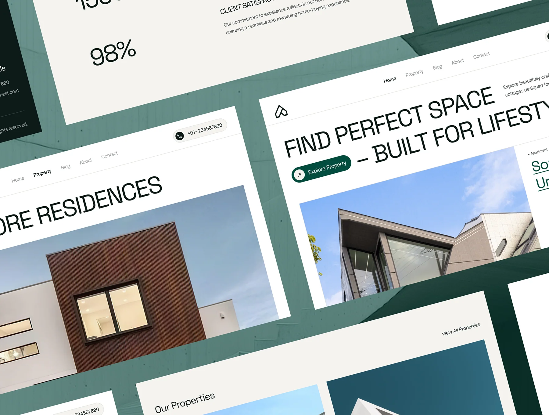 Architecture Firms & Real Estate Studios Modern Framer Template
