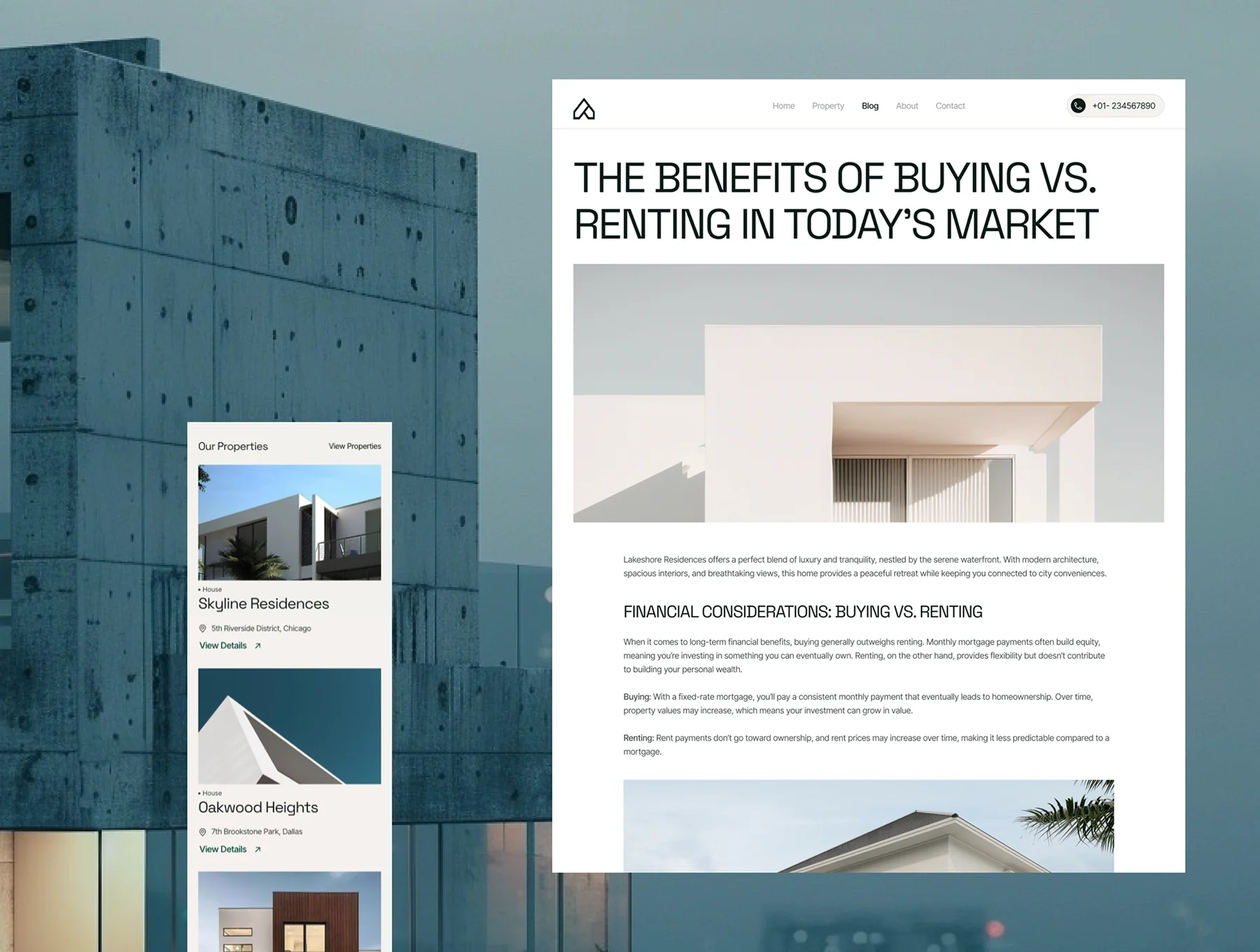 Architecture Firms & Real Estate Studios Modern Framer Template 2