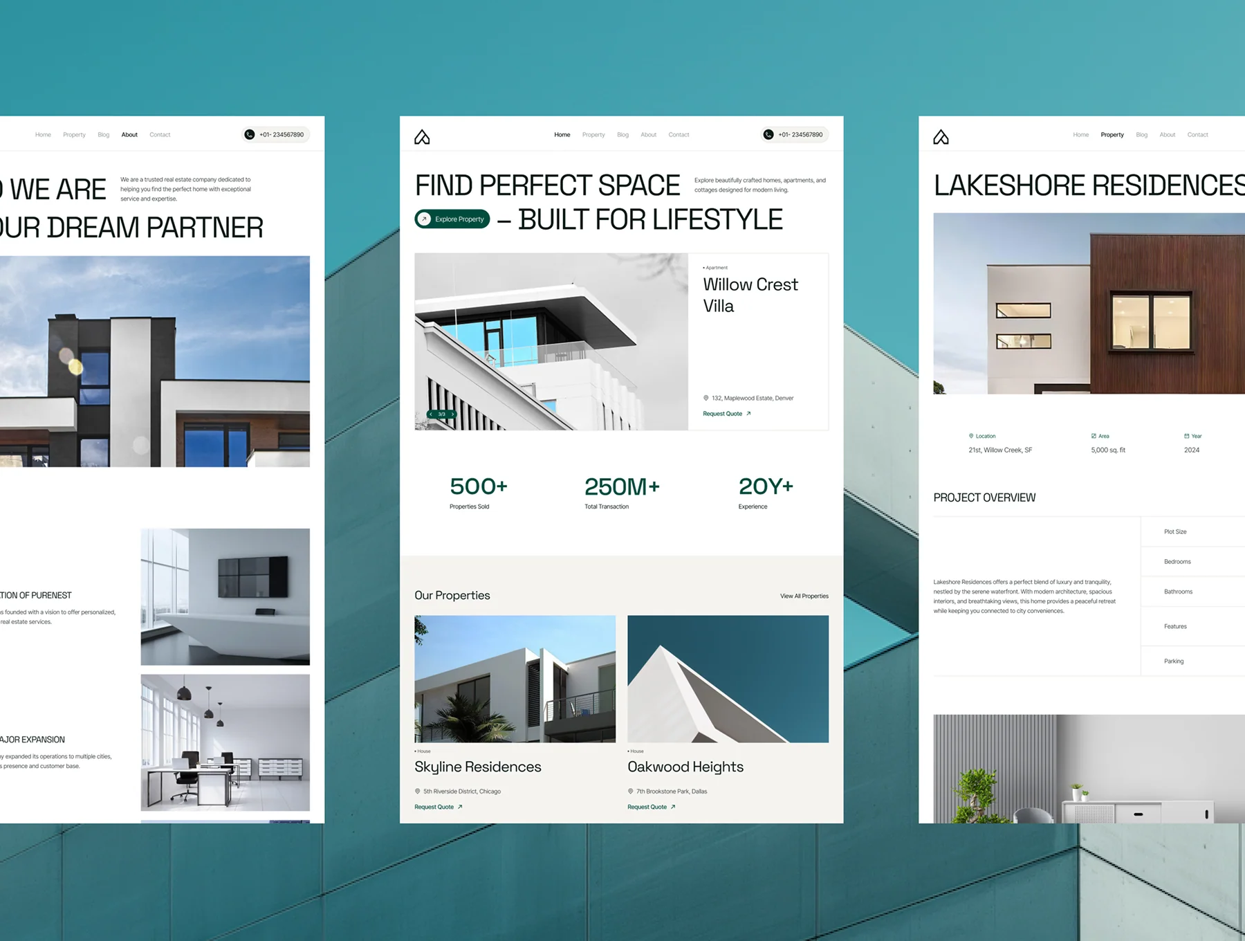 Architecture Firms & Real Estate Studios Modern Framer Template 3