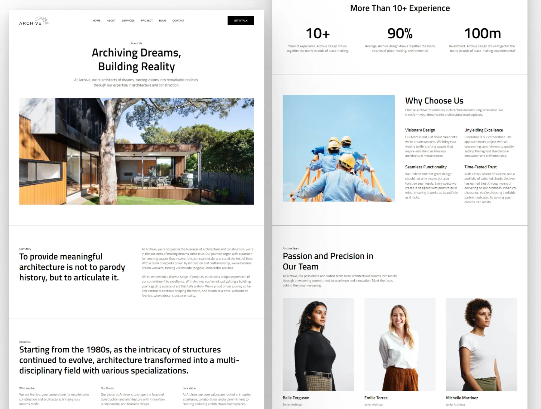 Archive - Framer Template for Construction & Architecture Website 2
