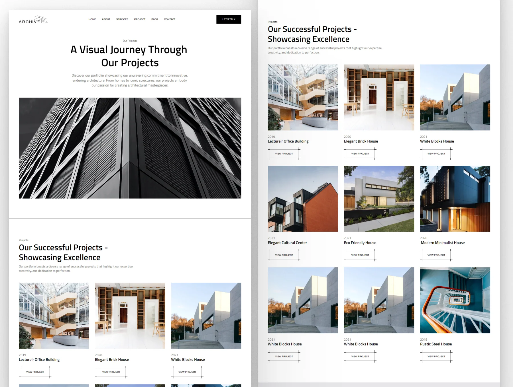 Archive - Framer Template for Construction & Architecture Website 3