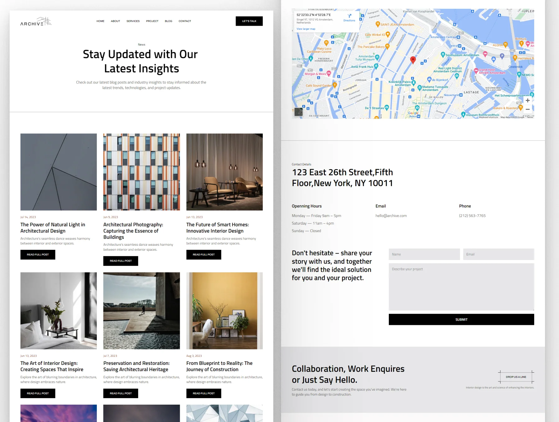 Archive - Framer Template for Construction & Architecture Website 4