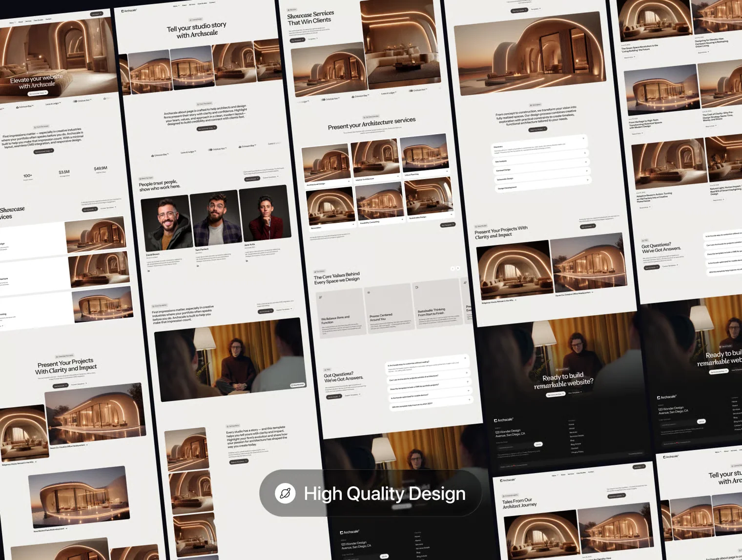 Archscale – Architecture & Interior Design Website Template 2