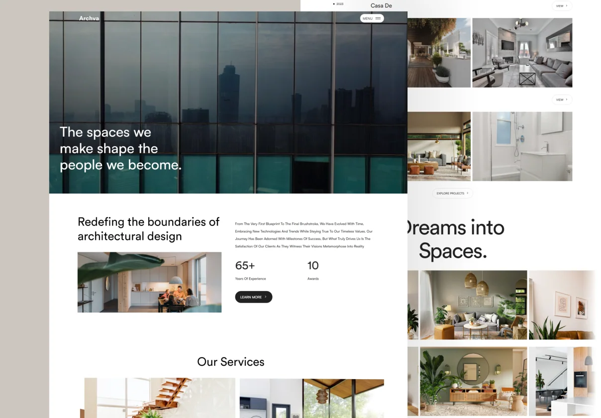 Archva - Architecture Framer Template