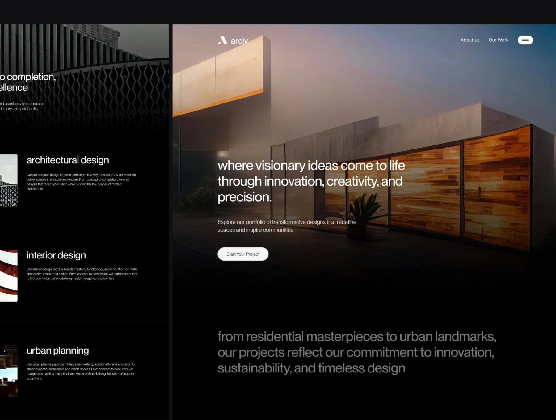 Arciv | Architecture Studio Website 3