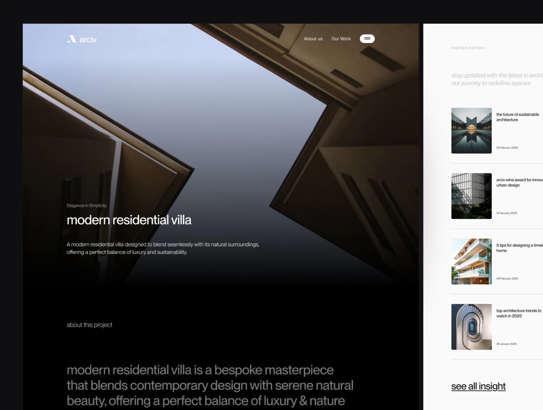 Arciv | Architecture Studio Website 4